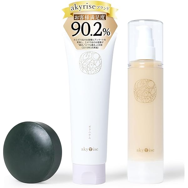 あきゅらいず　秀くりーむ＆泡石セット Amazon.co.jp: akyrise（あきゅらいず） お試し スキンケアセット 約5